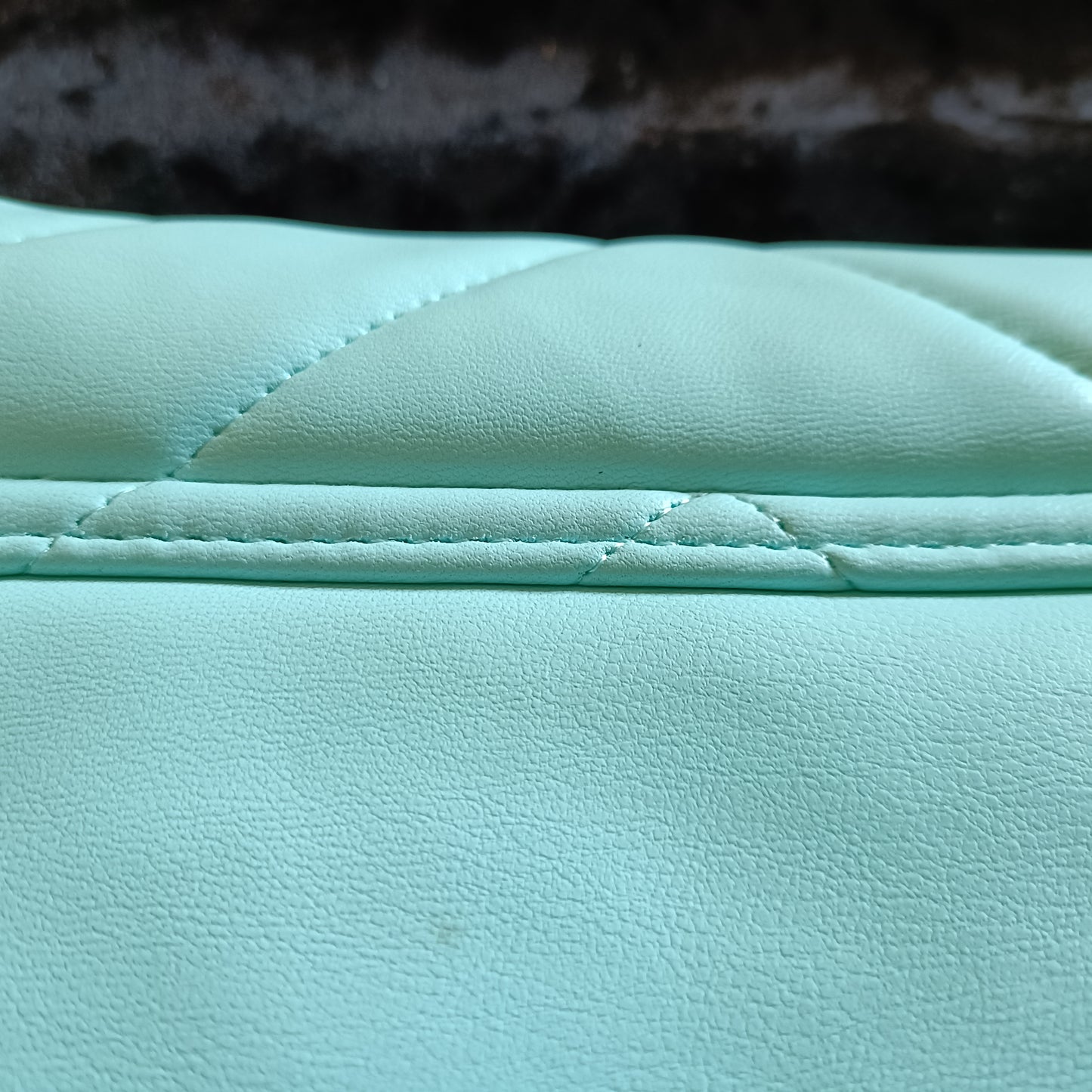 Mint Green Padded Shoulder Bag