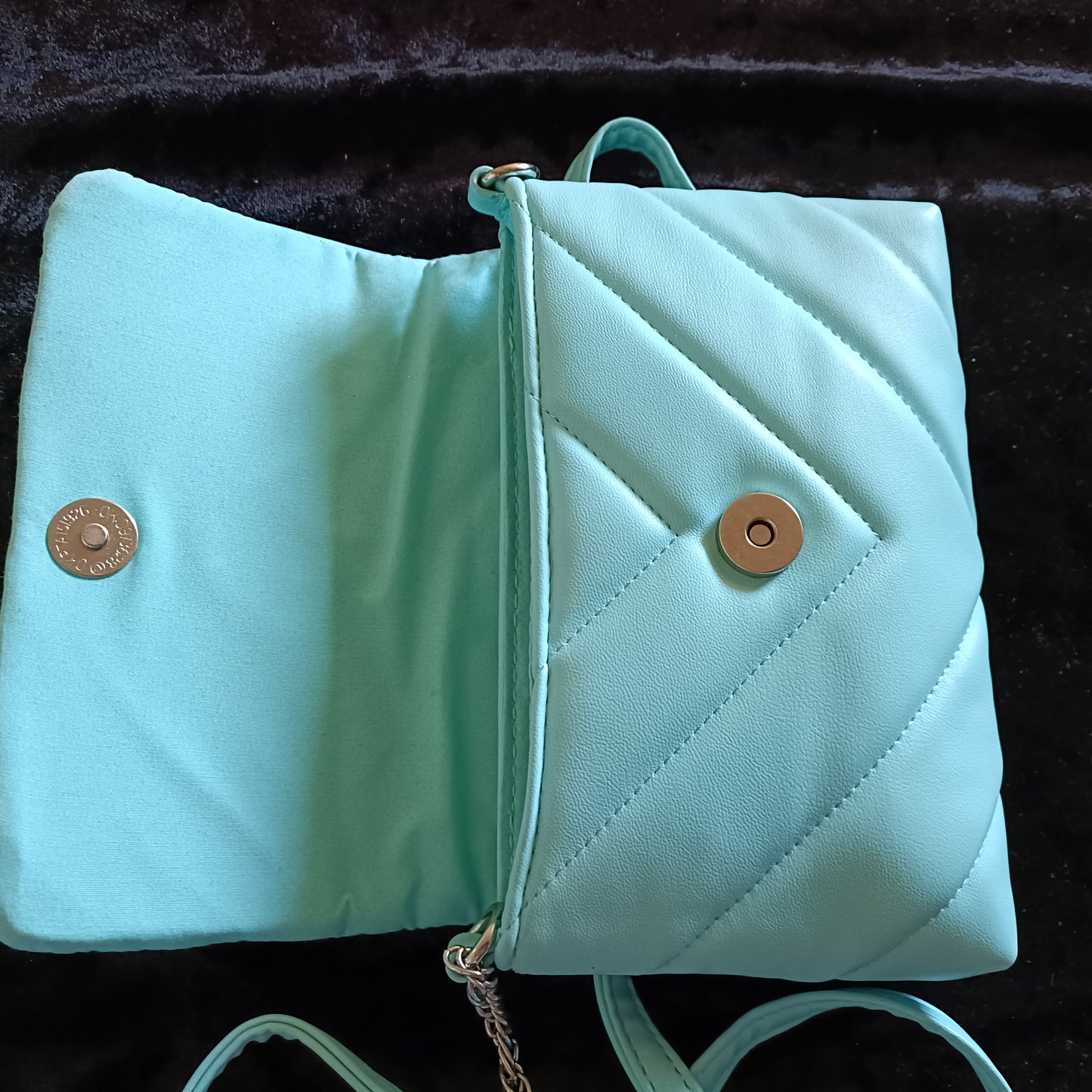 Mint Green Padded Shoulder Bag