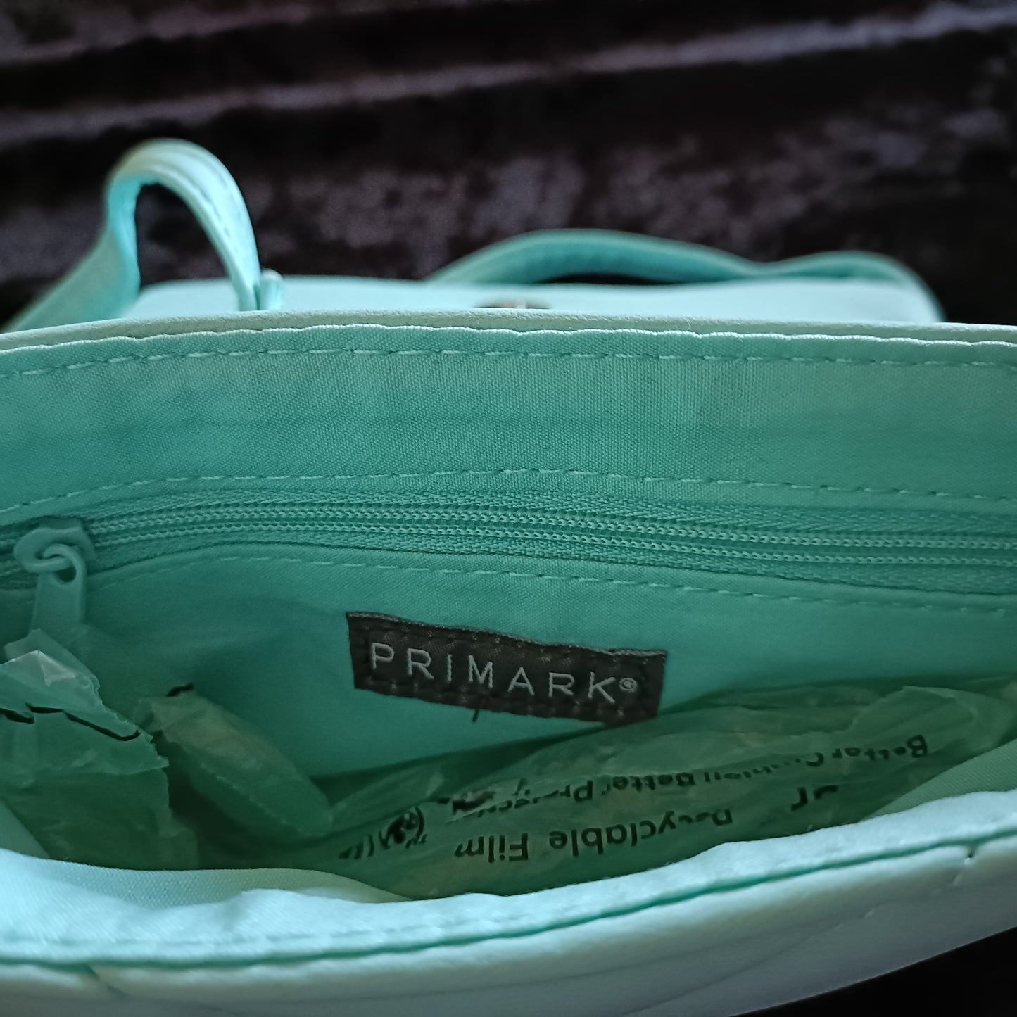 Mint Green Padded Shoulder Bag
