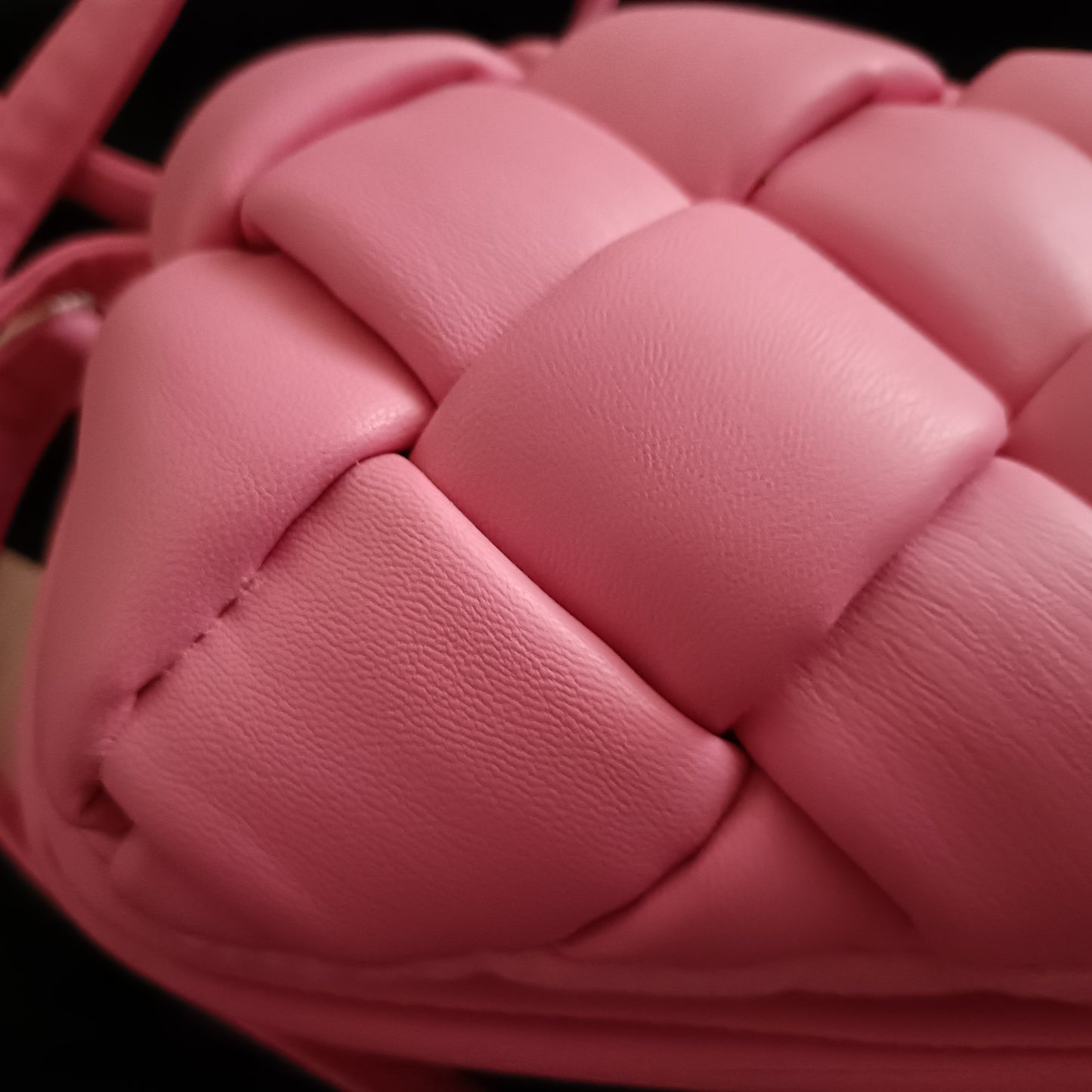 Shoulder Bag with Cushioned Criss Cross Detail
