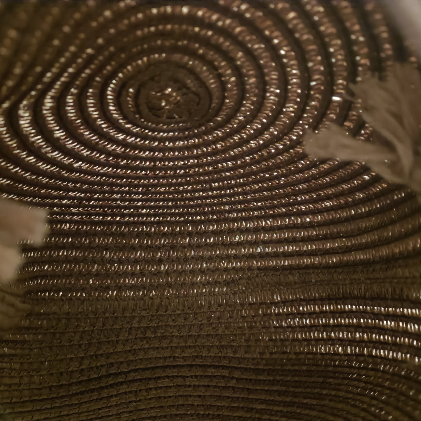 Round Rattan Shoulder Bag