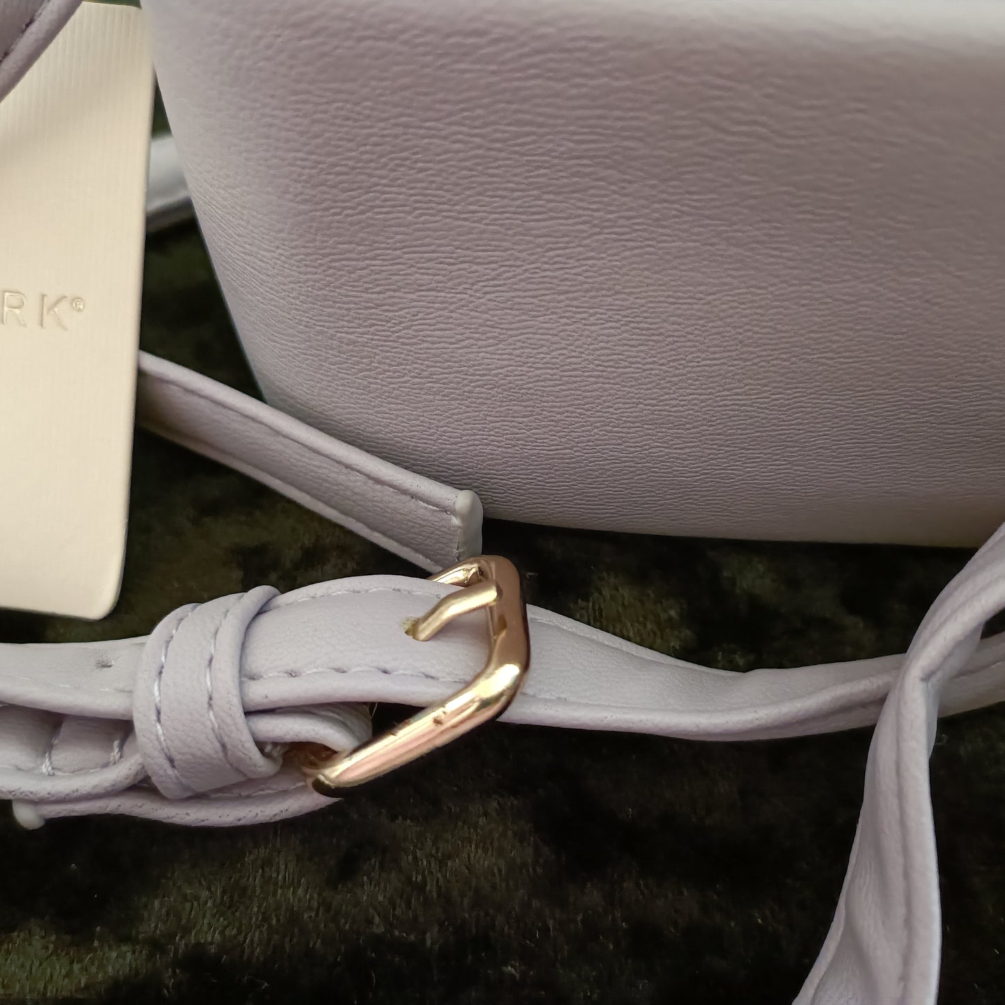 Shoulder Bag with Cushioned Criss Cross Detail