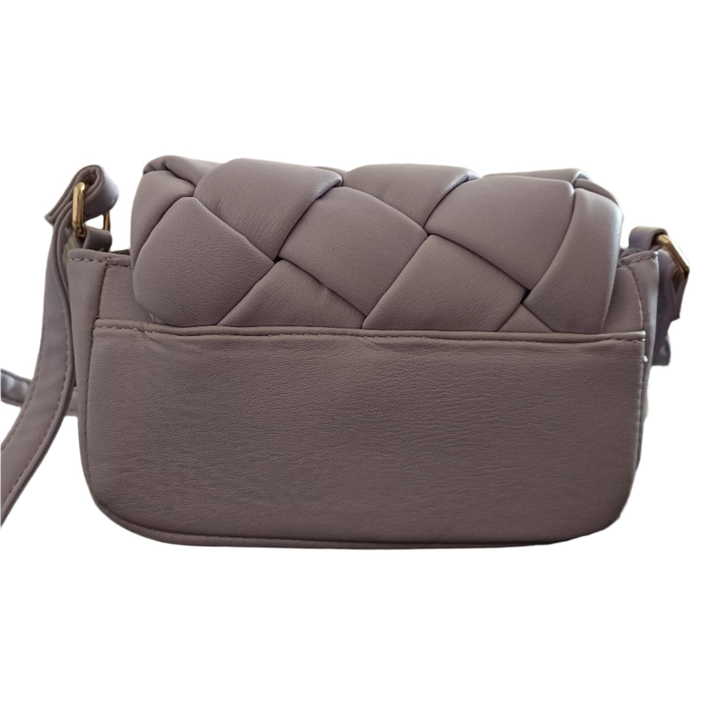 Shoulder Bag with Cushioned Criss Cross Detail