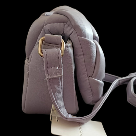 Shoulder Bag with Cushioned Criss Cross Detail