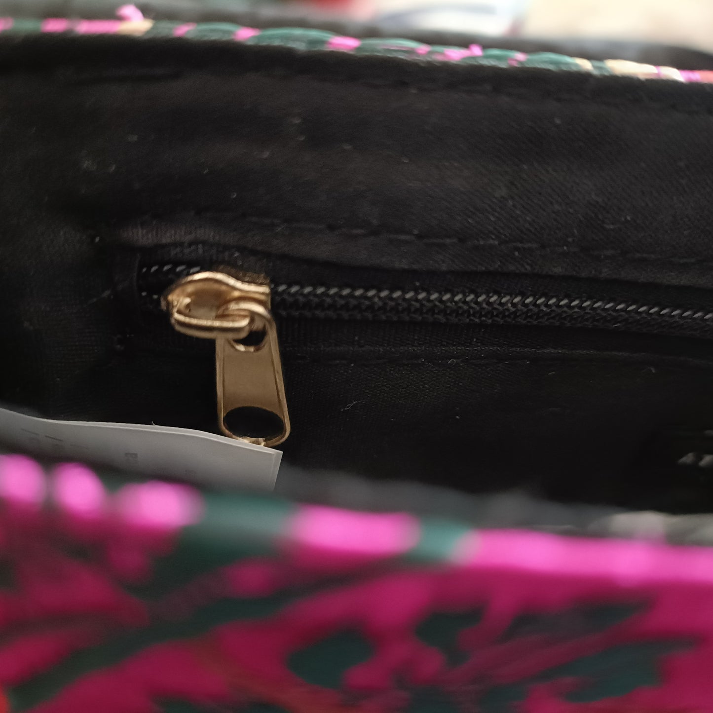 Hot Pink Oriental Style Embroidery Bag