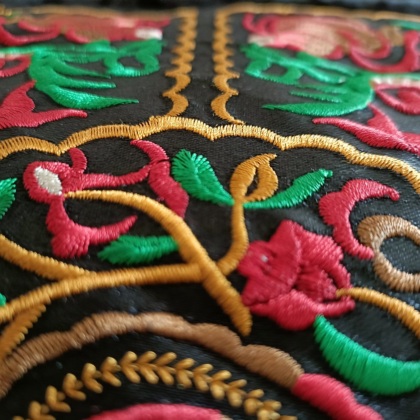 Embroidered Make Up bag, Pouch, Pencil Case.