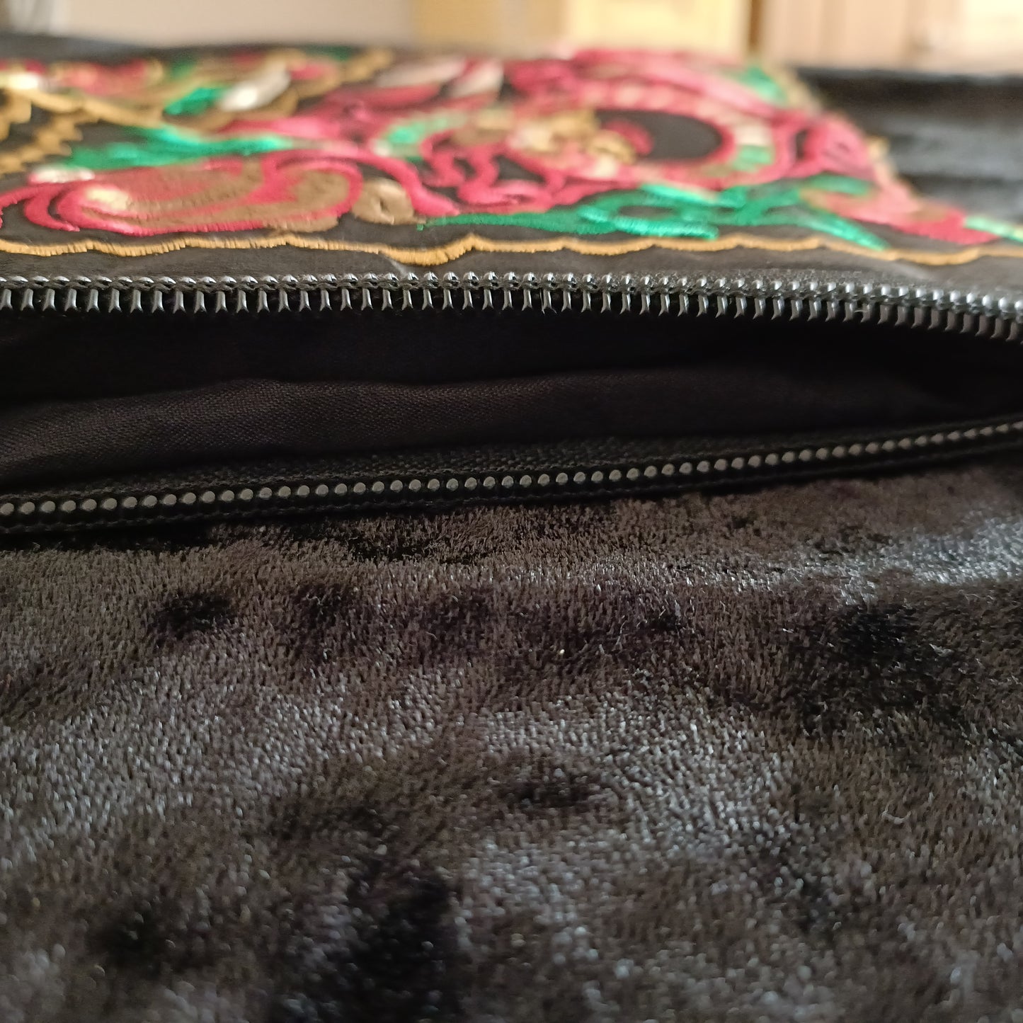 Embroidered Make Up bag, Pouch, Pencil Case.