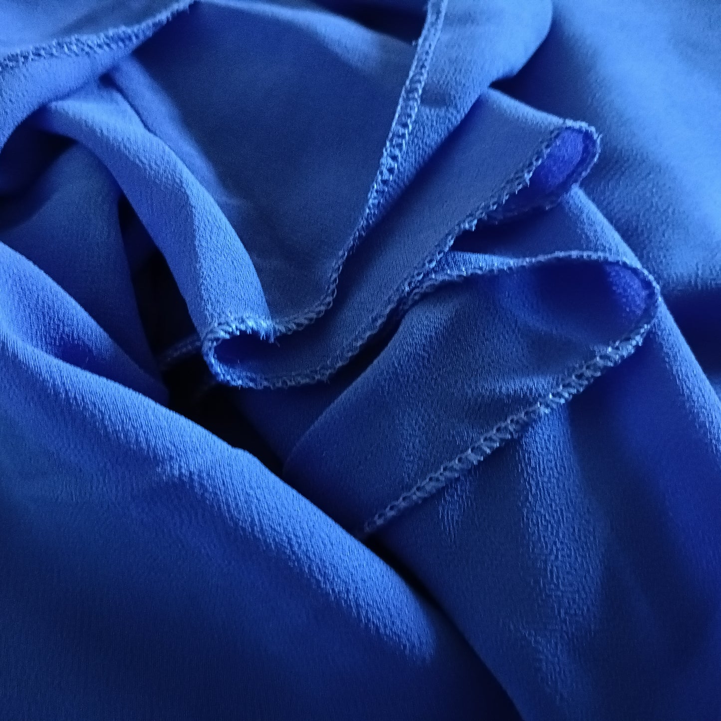 Blue Sleeveless Top with Necklace Detail
