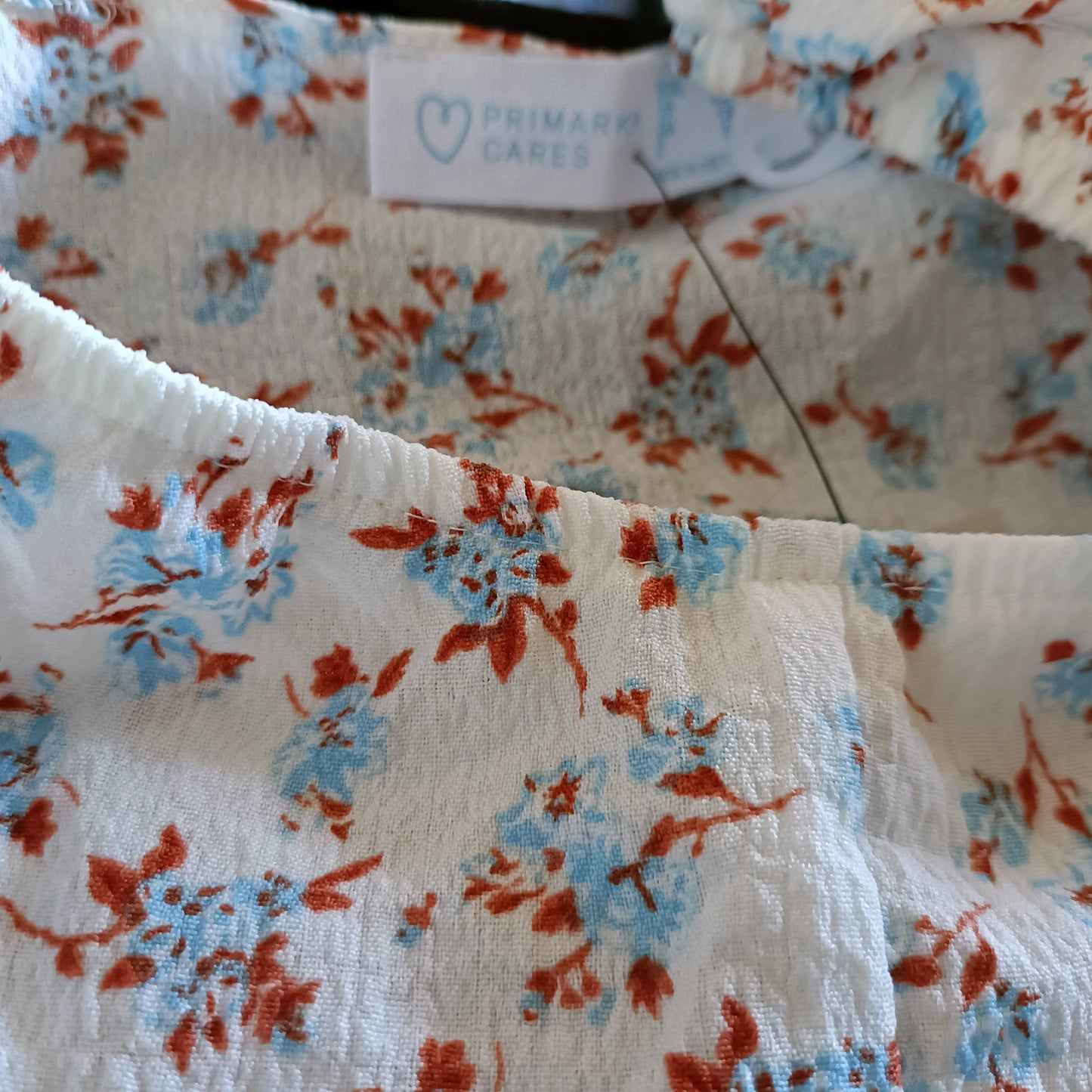 Floral Crop Top with Criss Cross Tie Detail