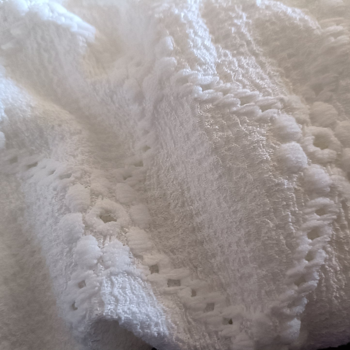 Off White Eyelet Embroidery Top