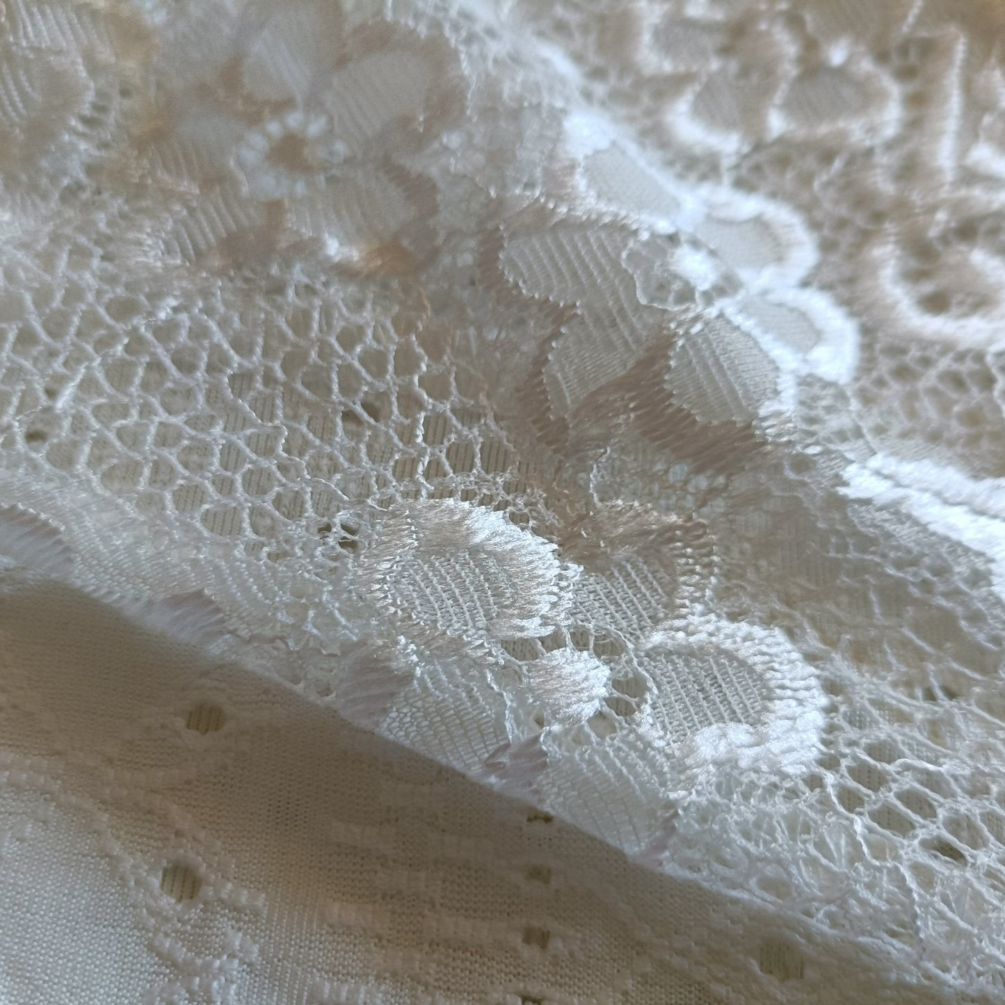 Eyelet Embroidery Top with Lace Panel