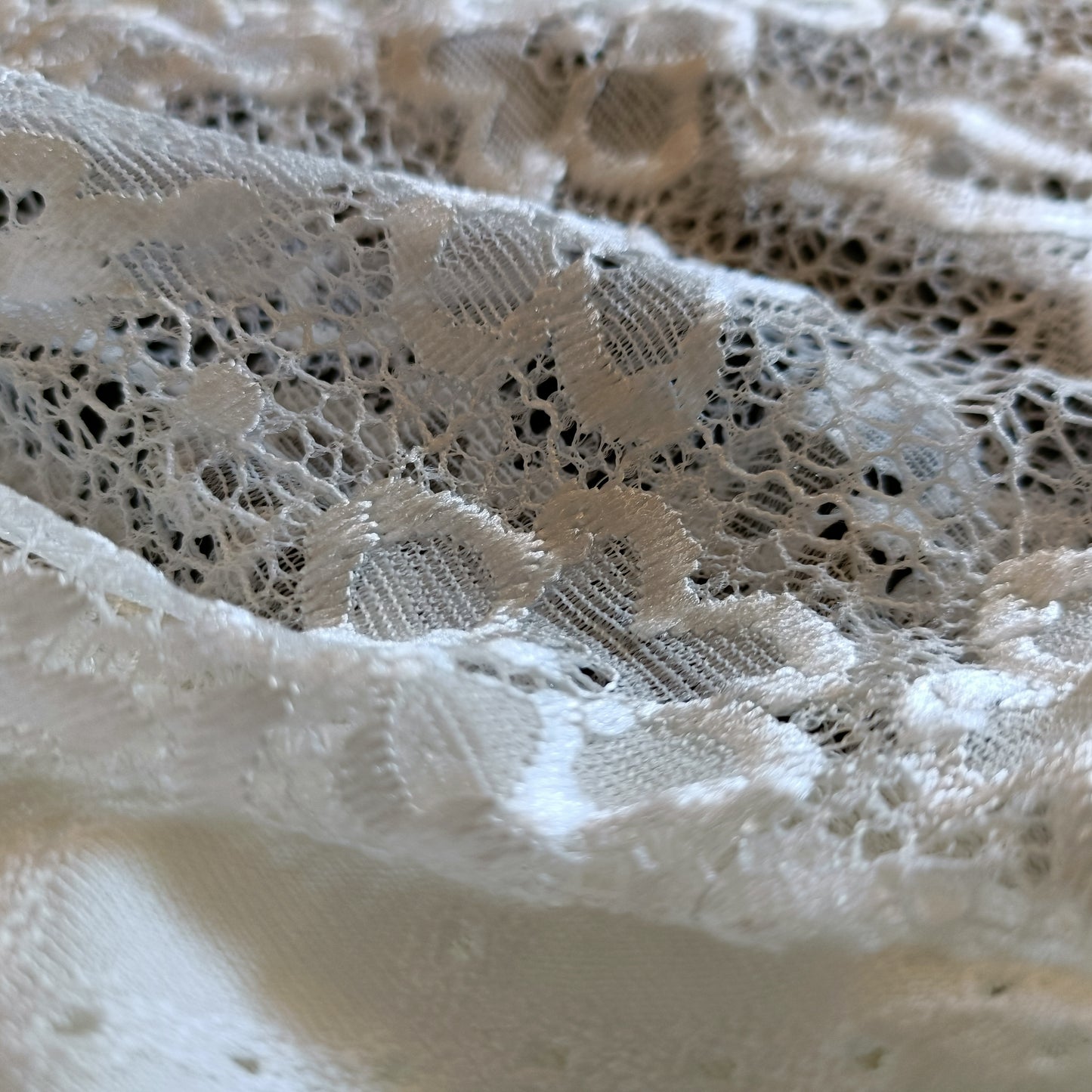 Eyelet Embroidery Top with Lace Panel