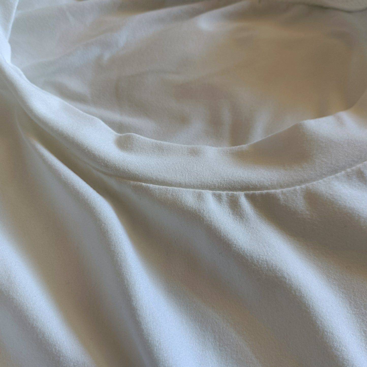 White T-Shirt with Multi Coloured Sequin Pocket Detail