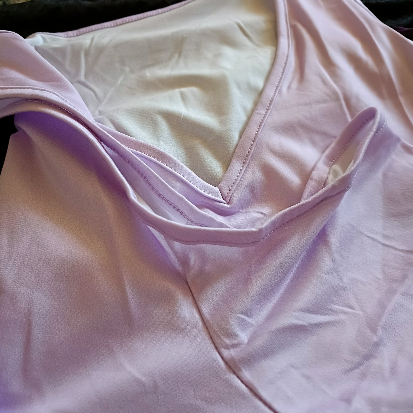 Purple Ombre Cold Shoulder T Shirt
