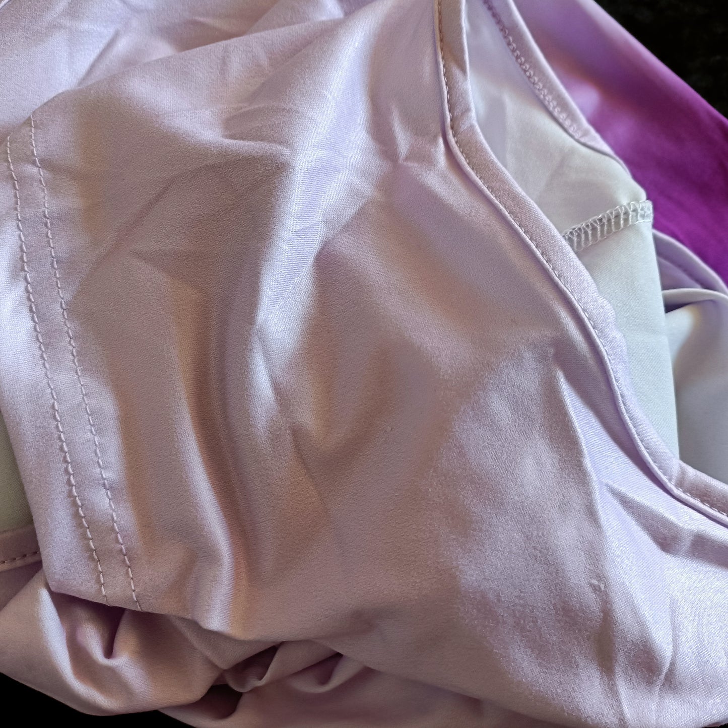 Purple Ombre Cold Shoulder T Shirt