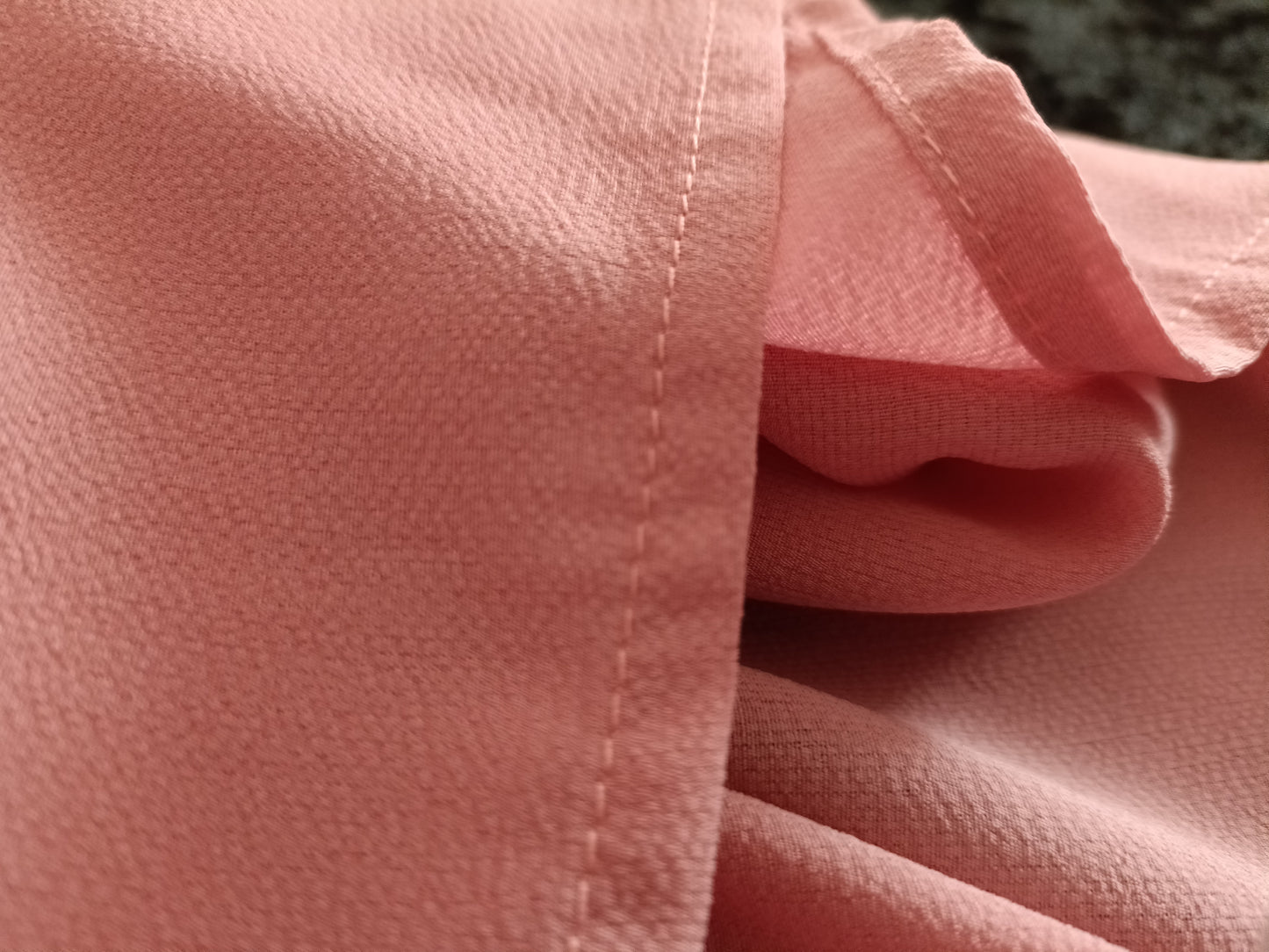 Pink and White Short Sleeve Dress with Shimmer Panel