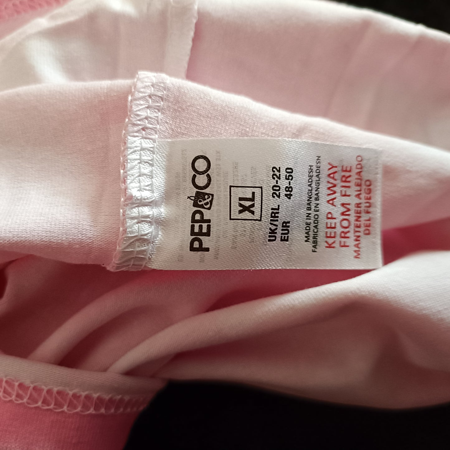 Pink and White Vest Top