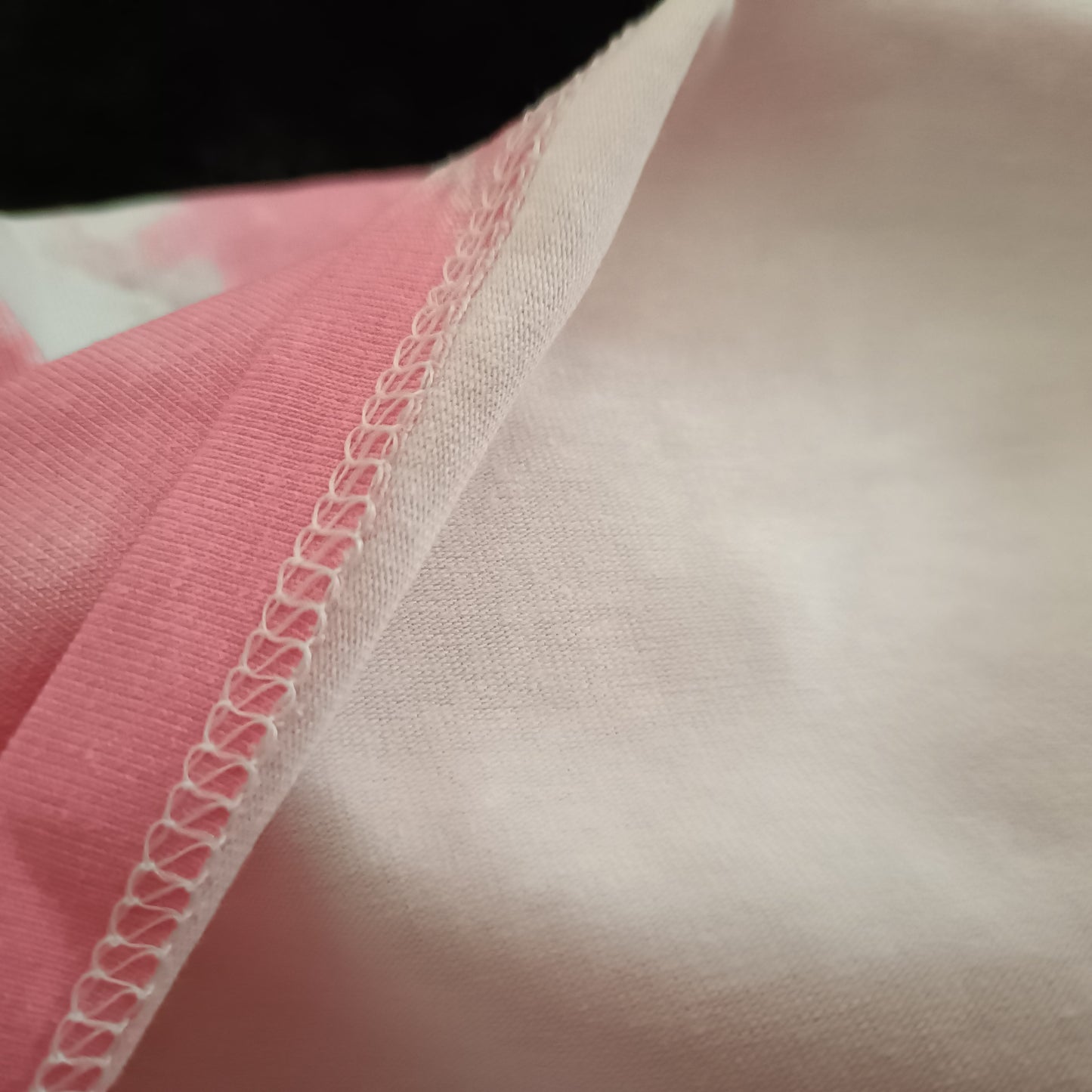 Pink and White Vest Top