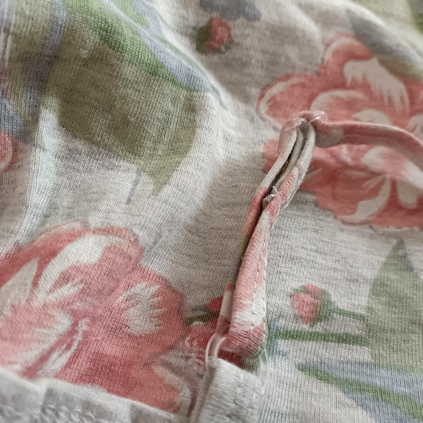 Floral Vest Top with Lace Trim