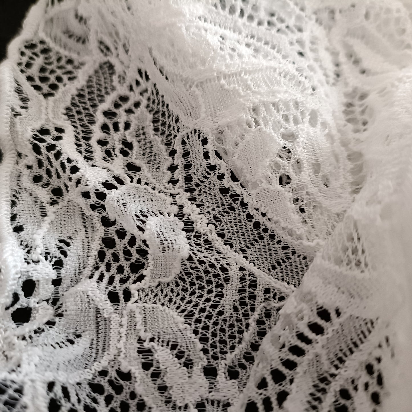 Cream T-Shirt with Lace Ruffle/Butterfly Sleeves