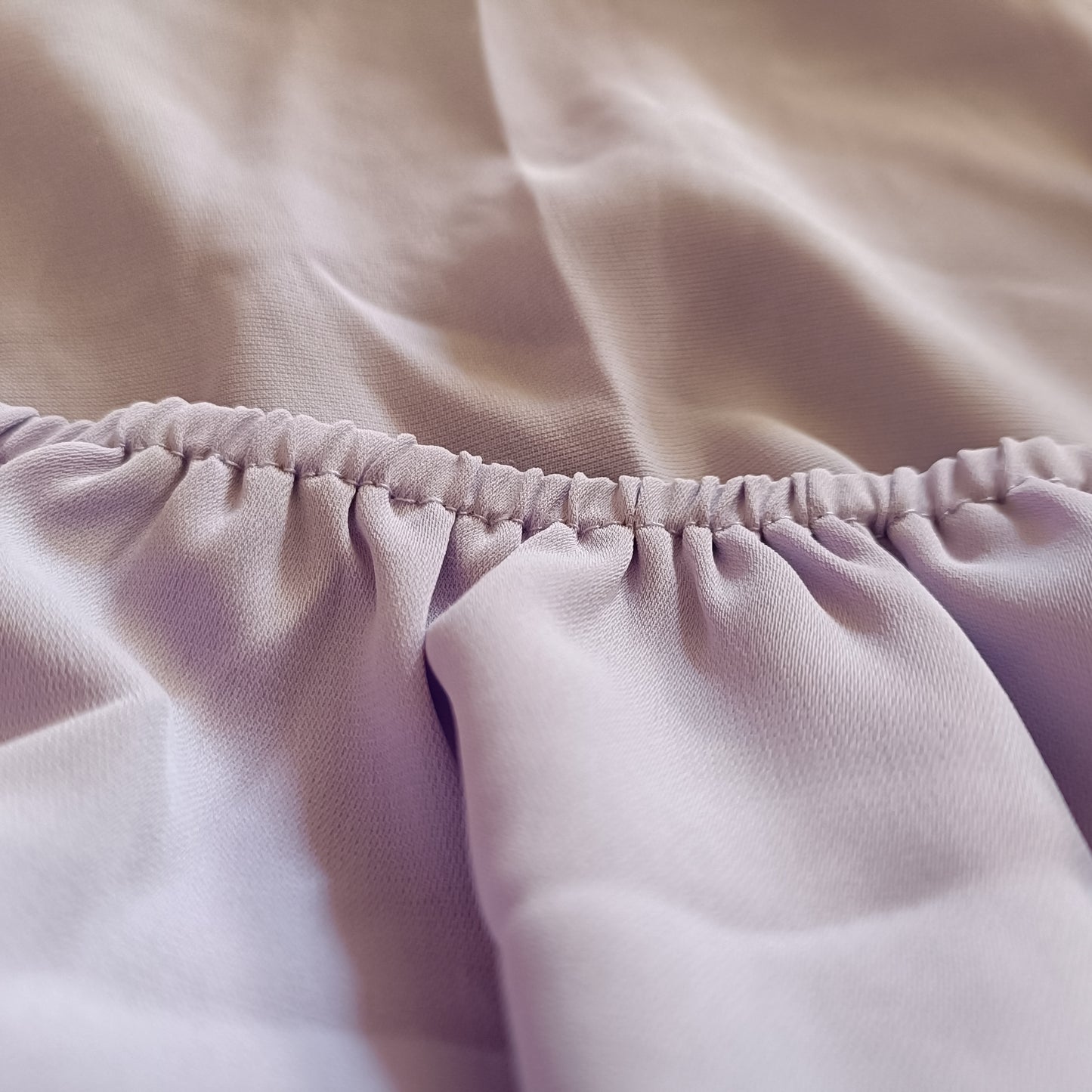 Lilac Strappy Dress with Frill Detail