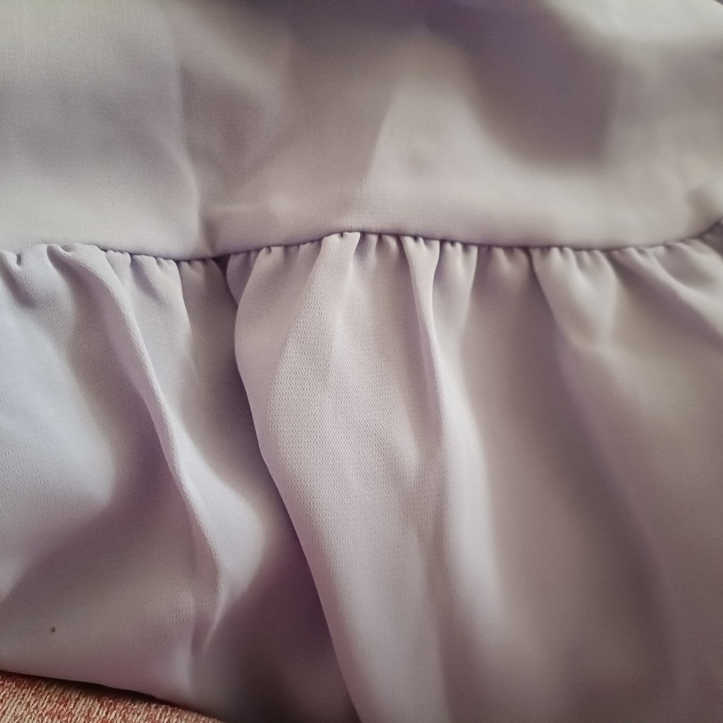Lilac Strappy Dress with Frill Detail