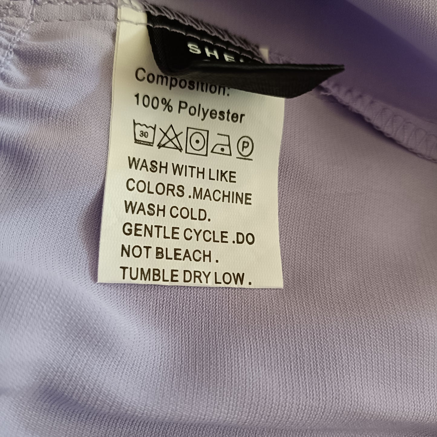 Lilac Strappy Dress with Frill Detail