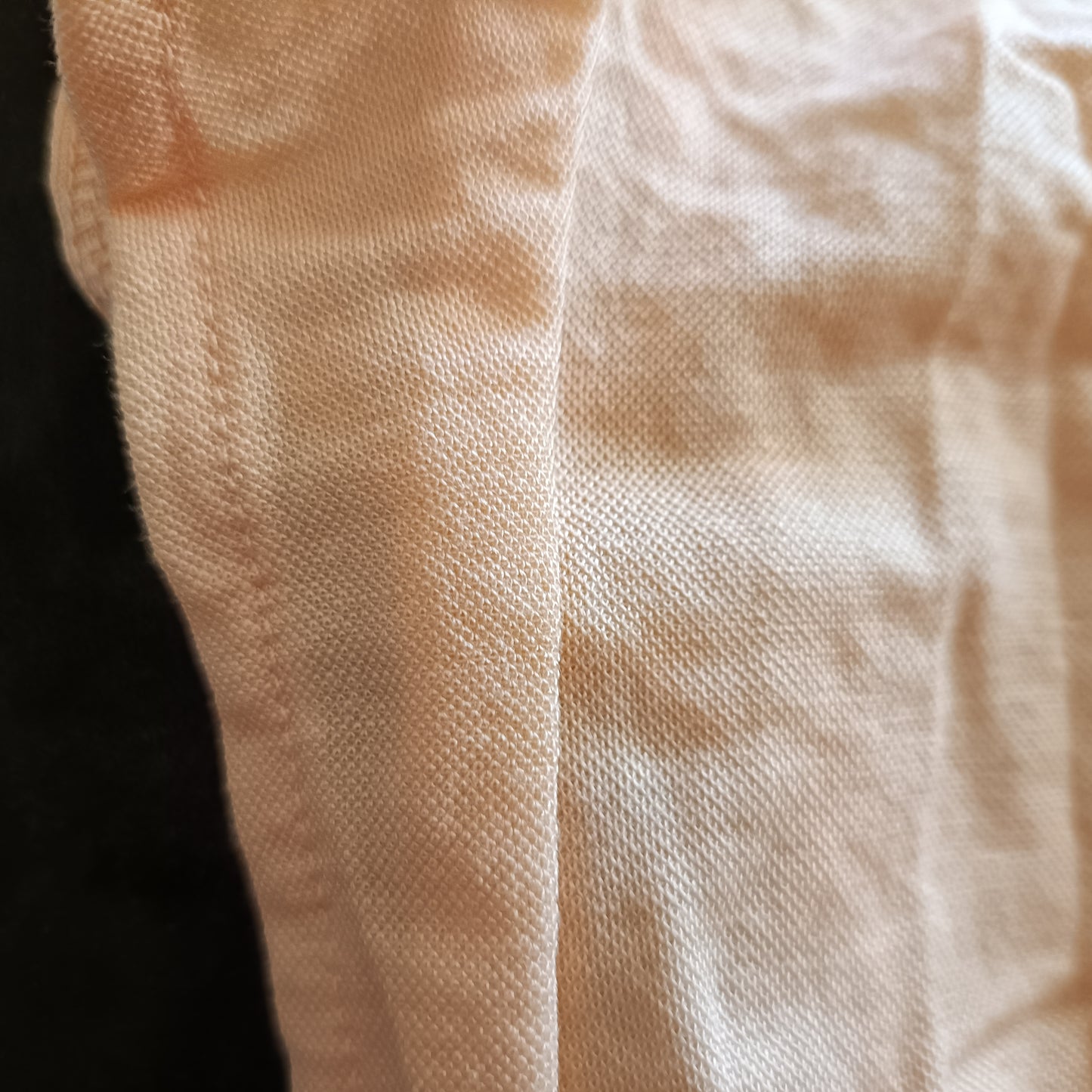 Peach Tiered Dress with Short Ruffle Sleeves
