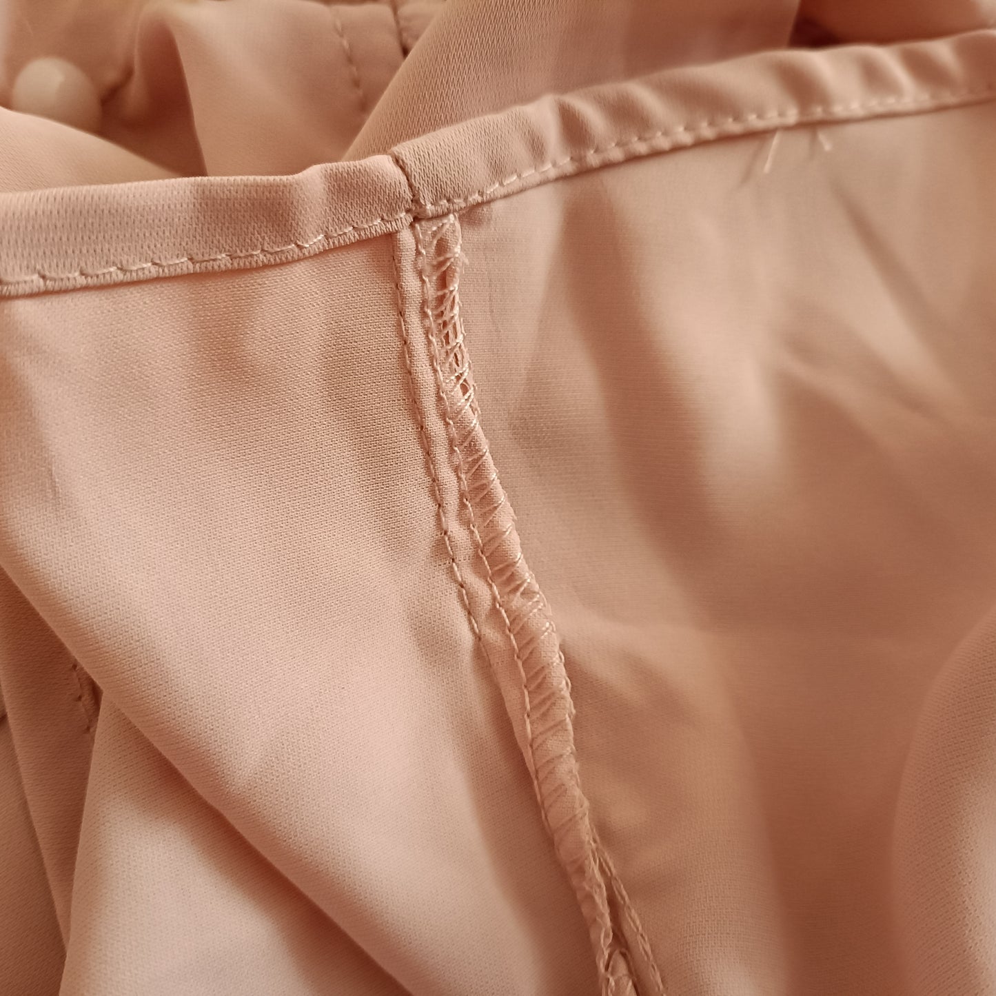Pink Button Front and Lace Trimmed Camisole