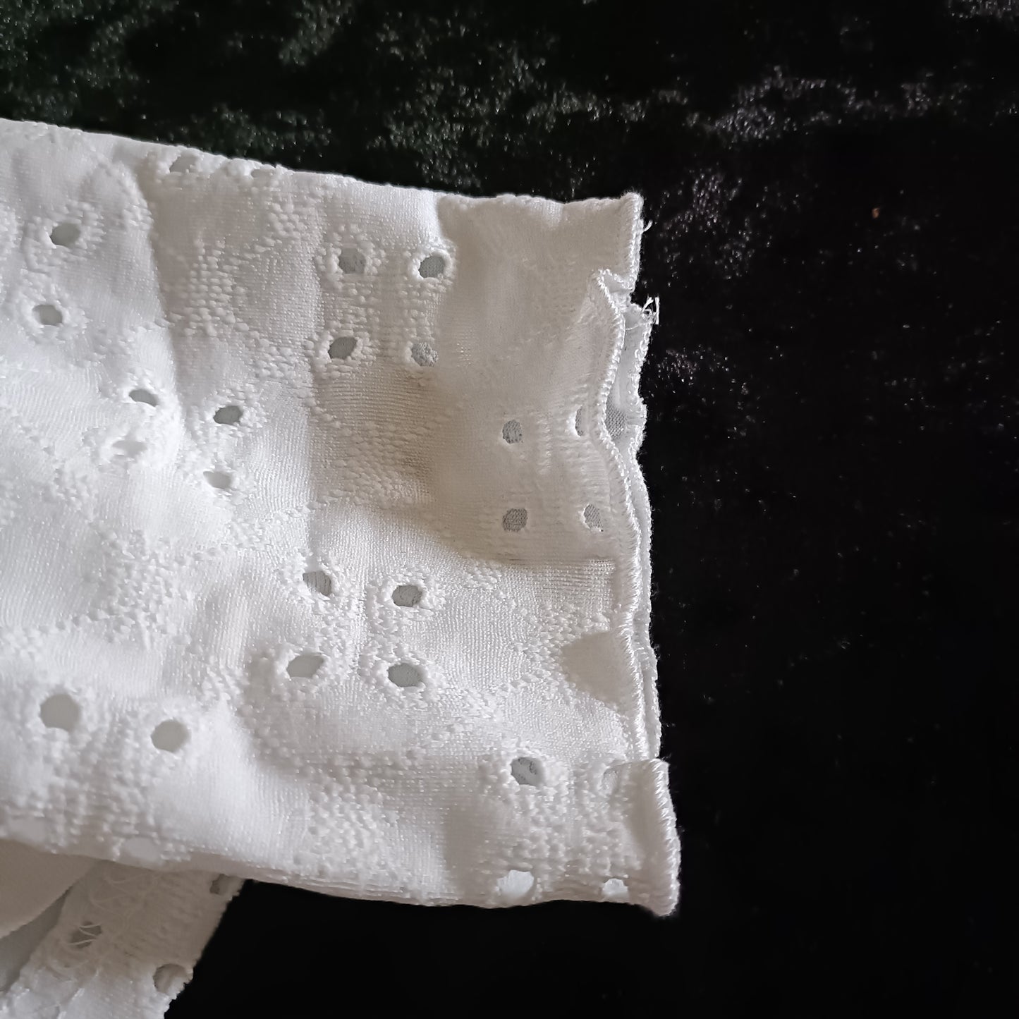Eyelet Embroidery Long Sleeve T-Shirt
