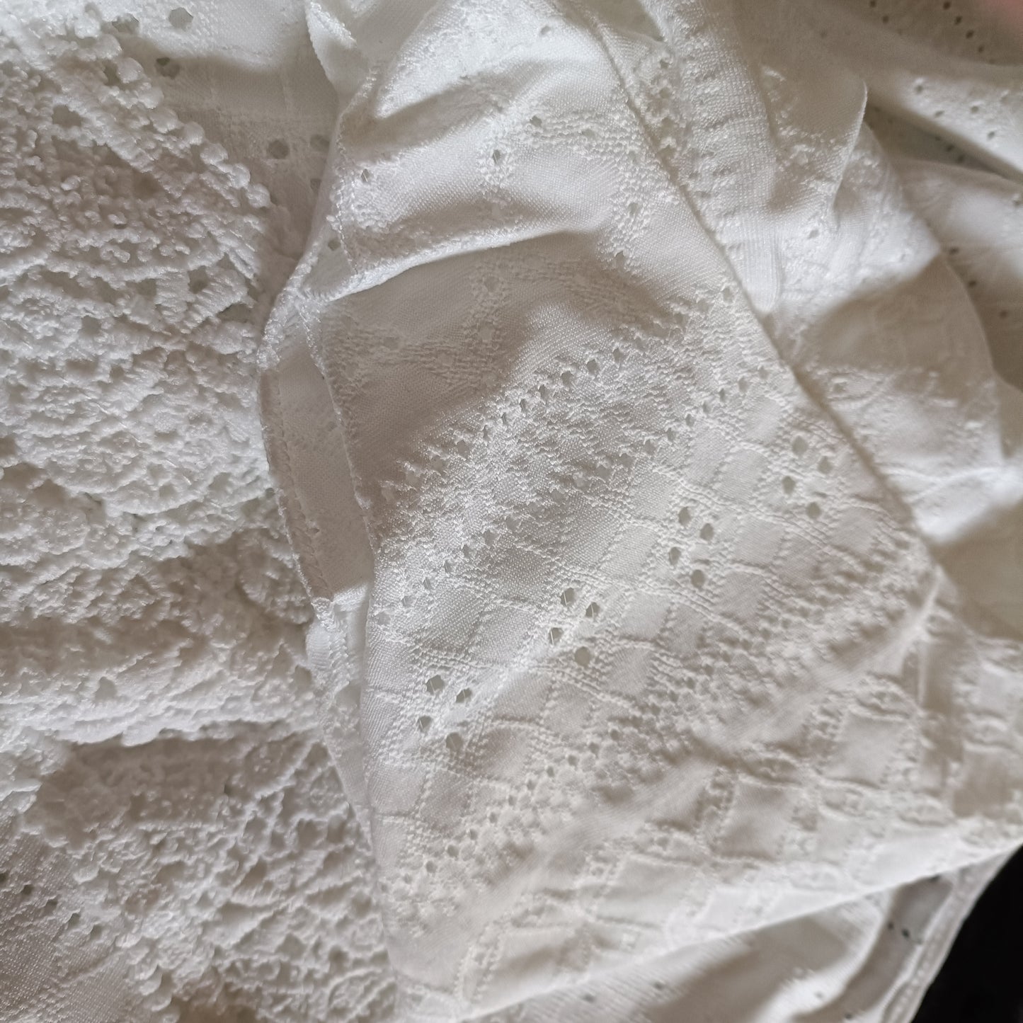 Lace Trim V Neck Top