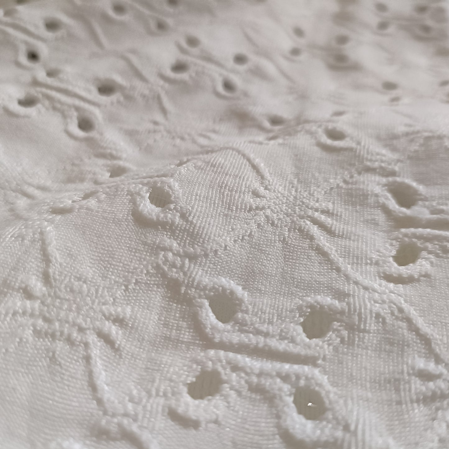 Short Sleeve Eyelet Embroidery T Shirt