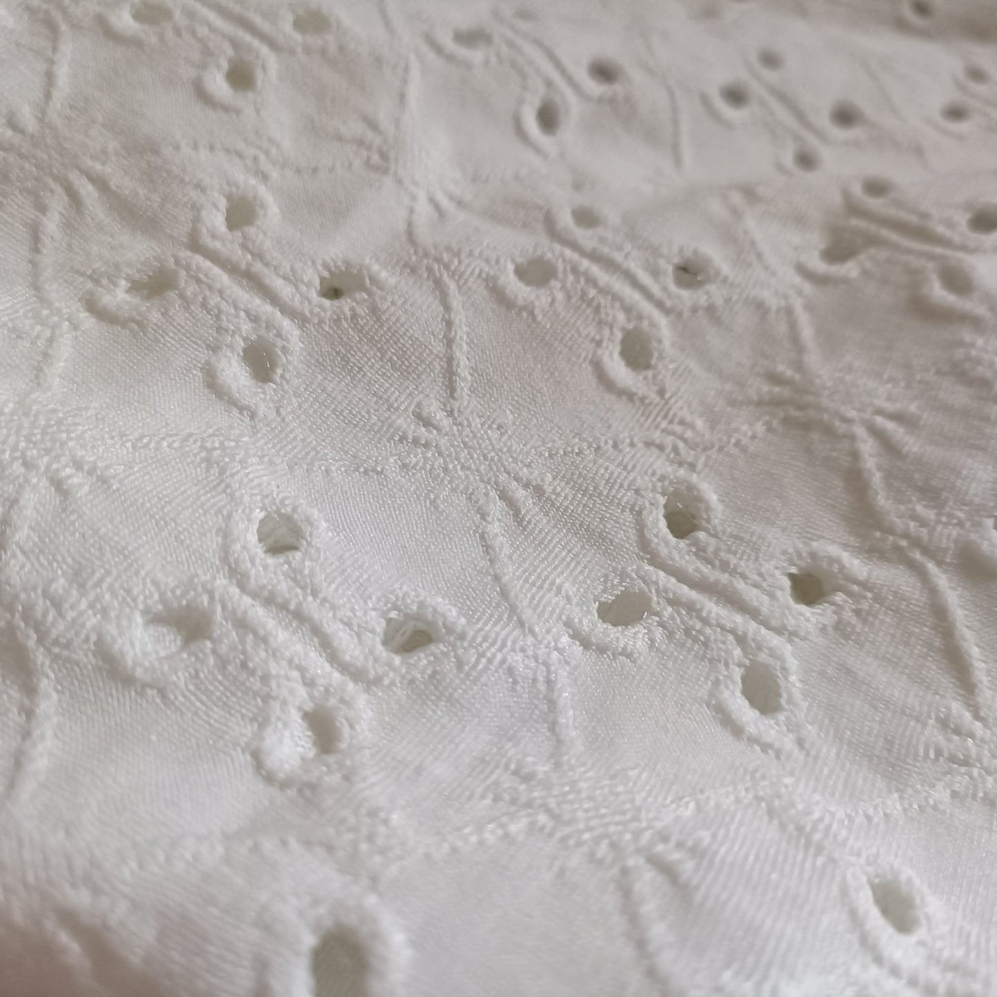 Short Sleeve Eyelet Embroidery T Shirt