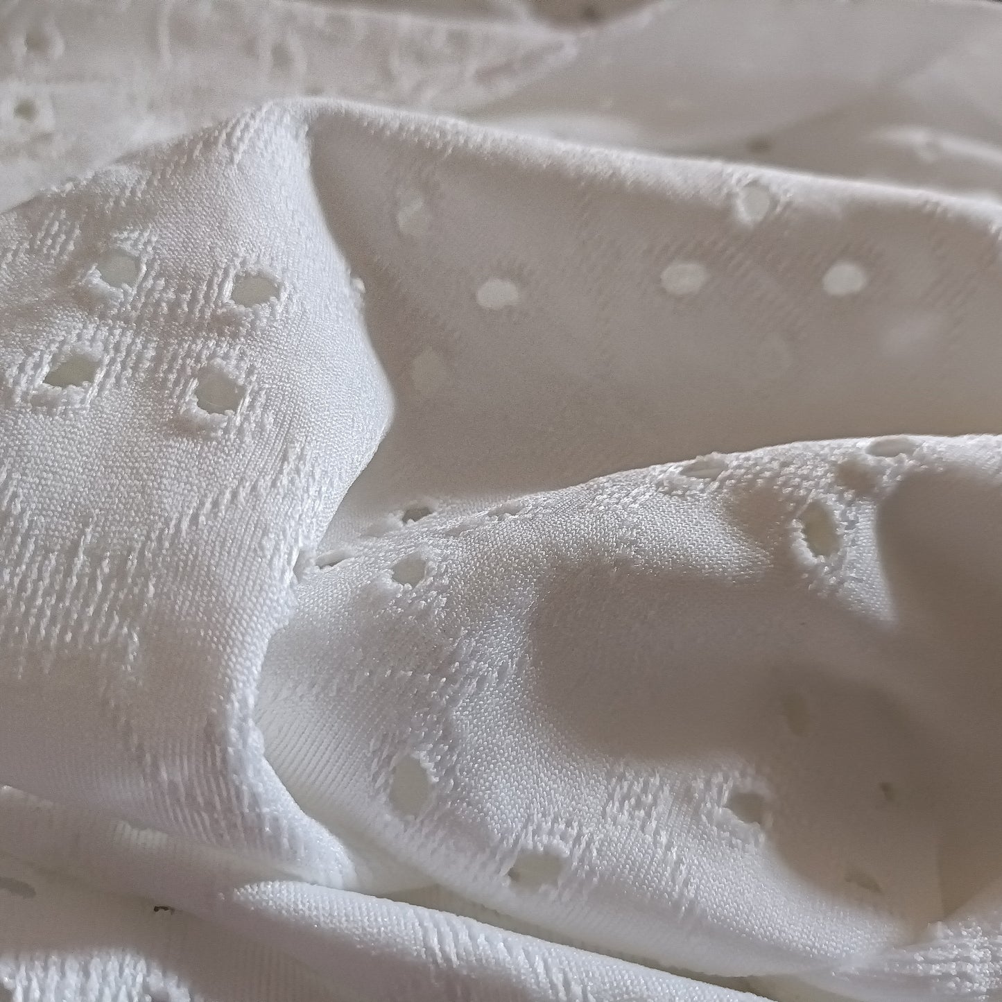 Short Sleeve Eyelet Embroidery T Shirt