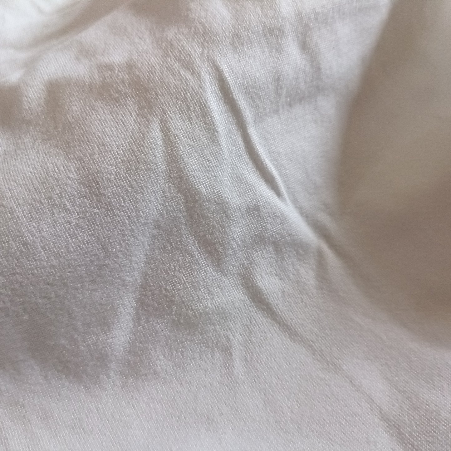 White Vest Top with Silver Trim