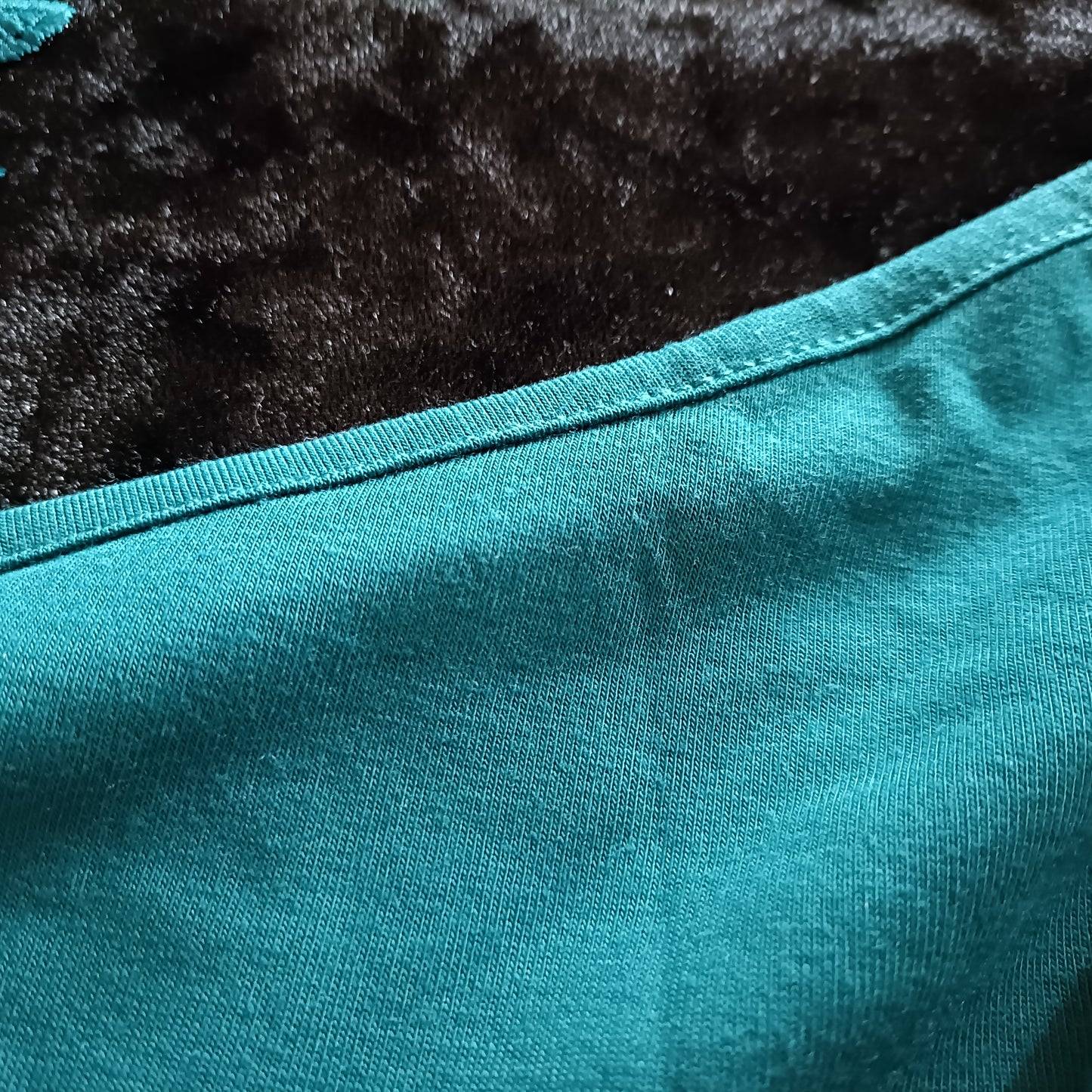 Jade Green Asymmetric Off the Shoulder Lace Strap Blouse/Top