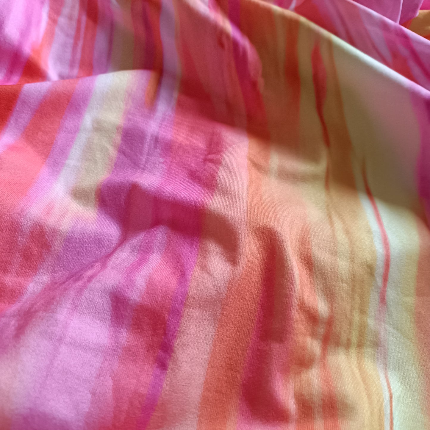 Tie Dyed Short Sleeve Summer Dress