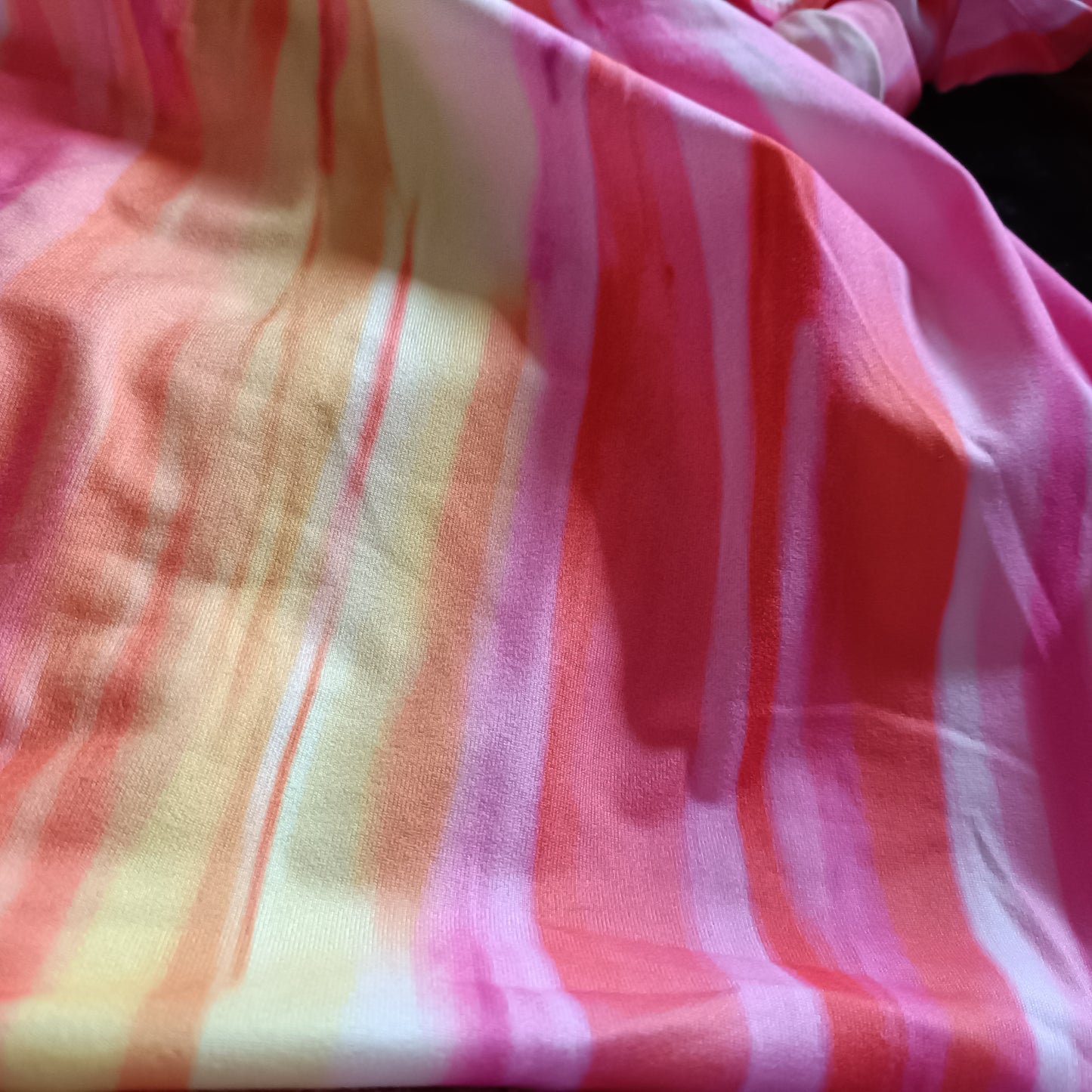 Tie Dyed Short Sleeve Summer Dress