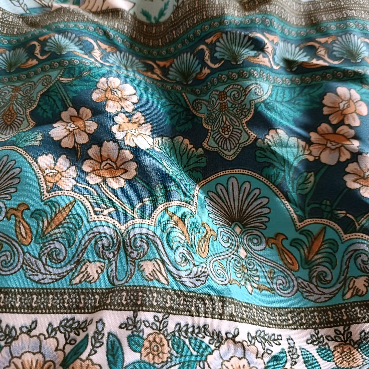Green Floral Tunic