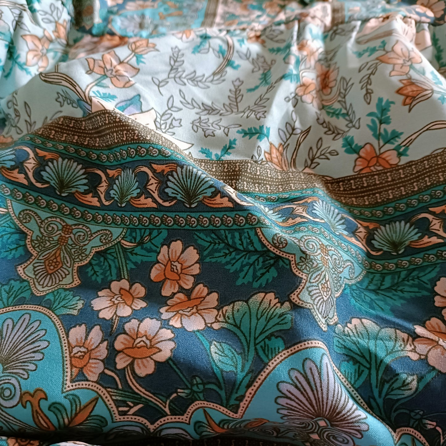 Green Floral Tunic
