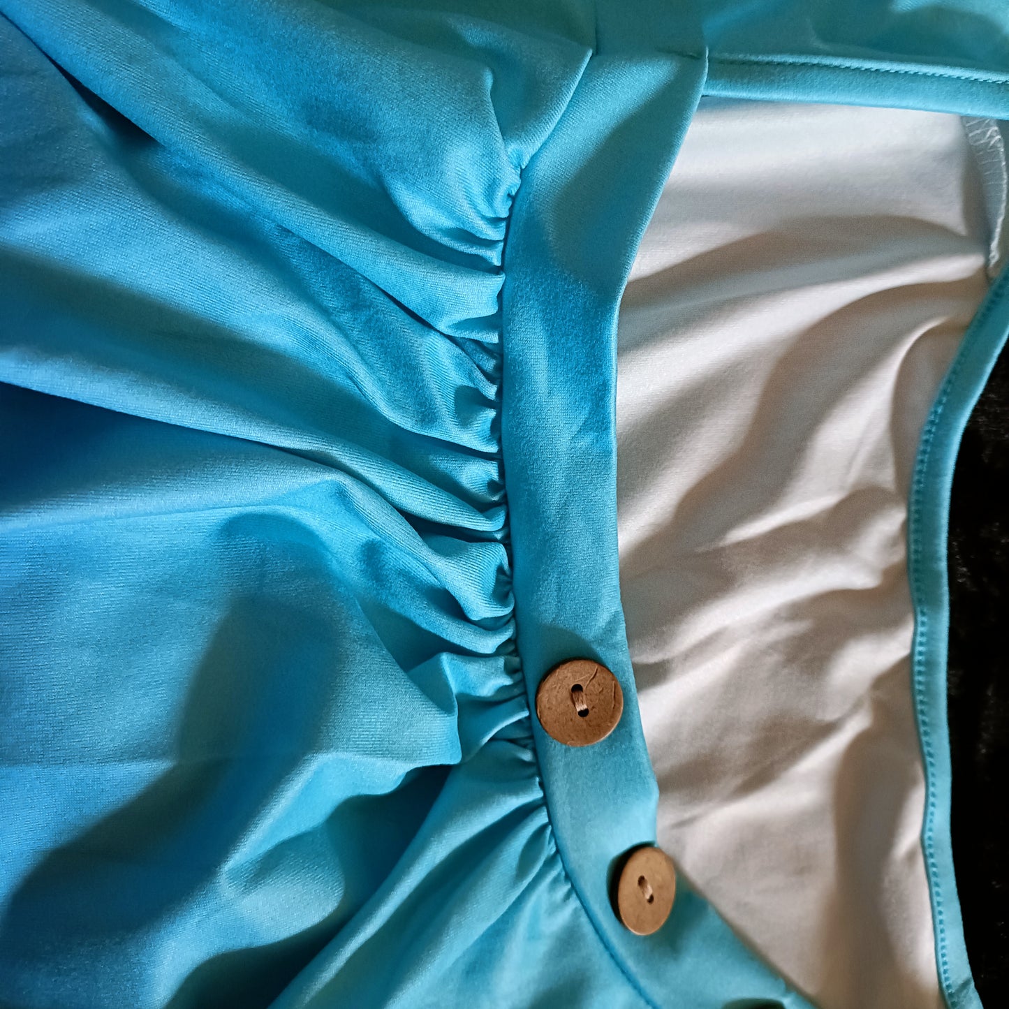 Ombre Top with Button Detail