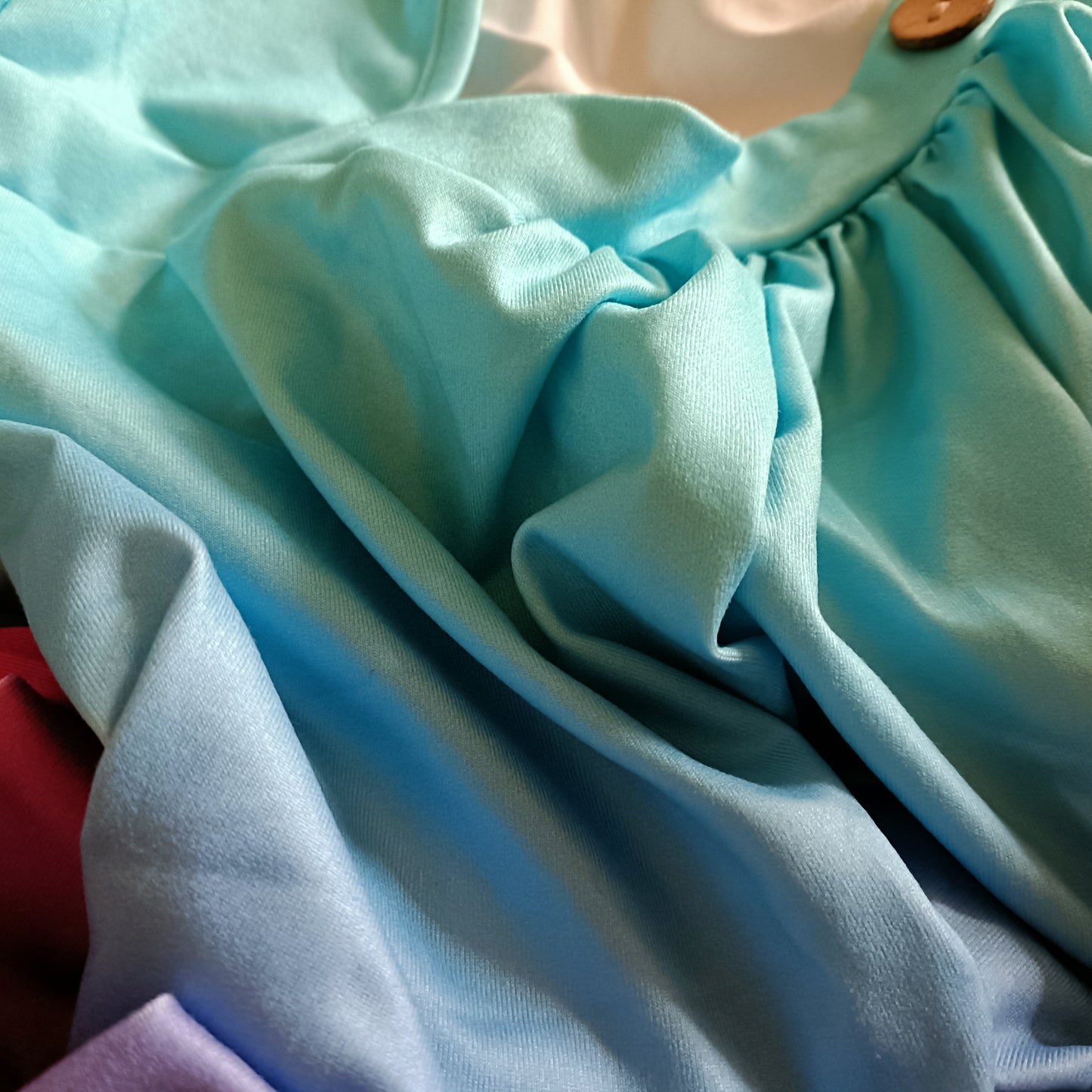 Ombre Top with Button Detail