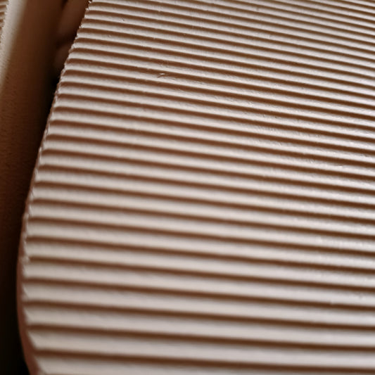 Cream Chunky Flip Flops with Bow Detail and Chunky Cushioned Strap