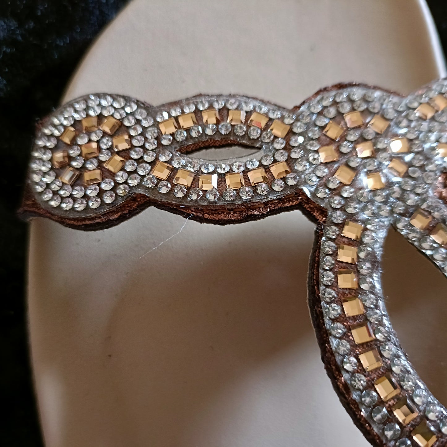 Bronze Bling Summer Sandals