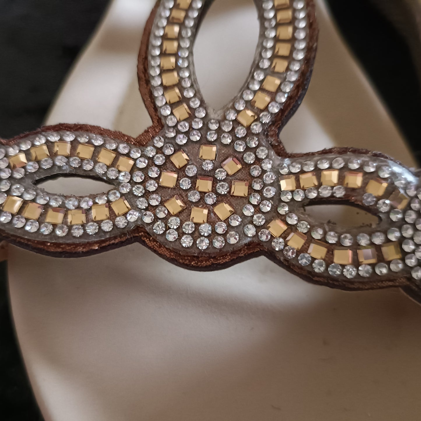 Bronze Bling Summer Sandals