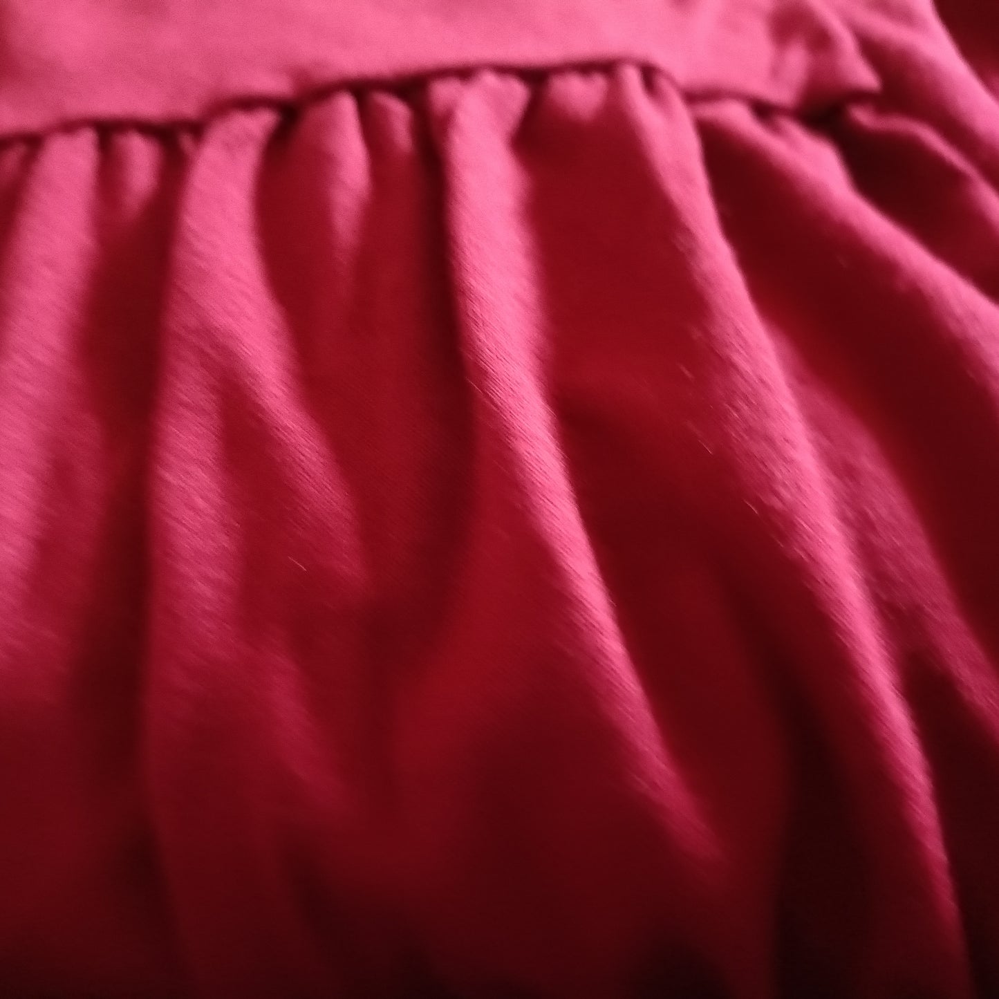 Dark Red Open Front Frill Bottom Jacket and Open Lace Sleeve Detail