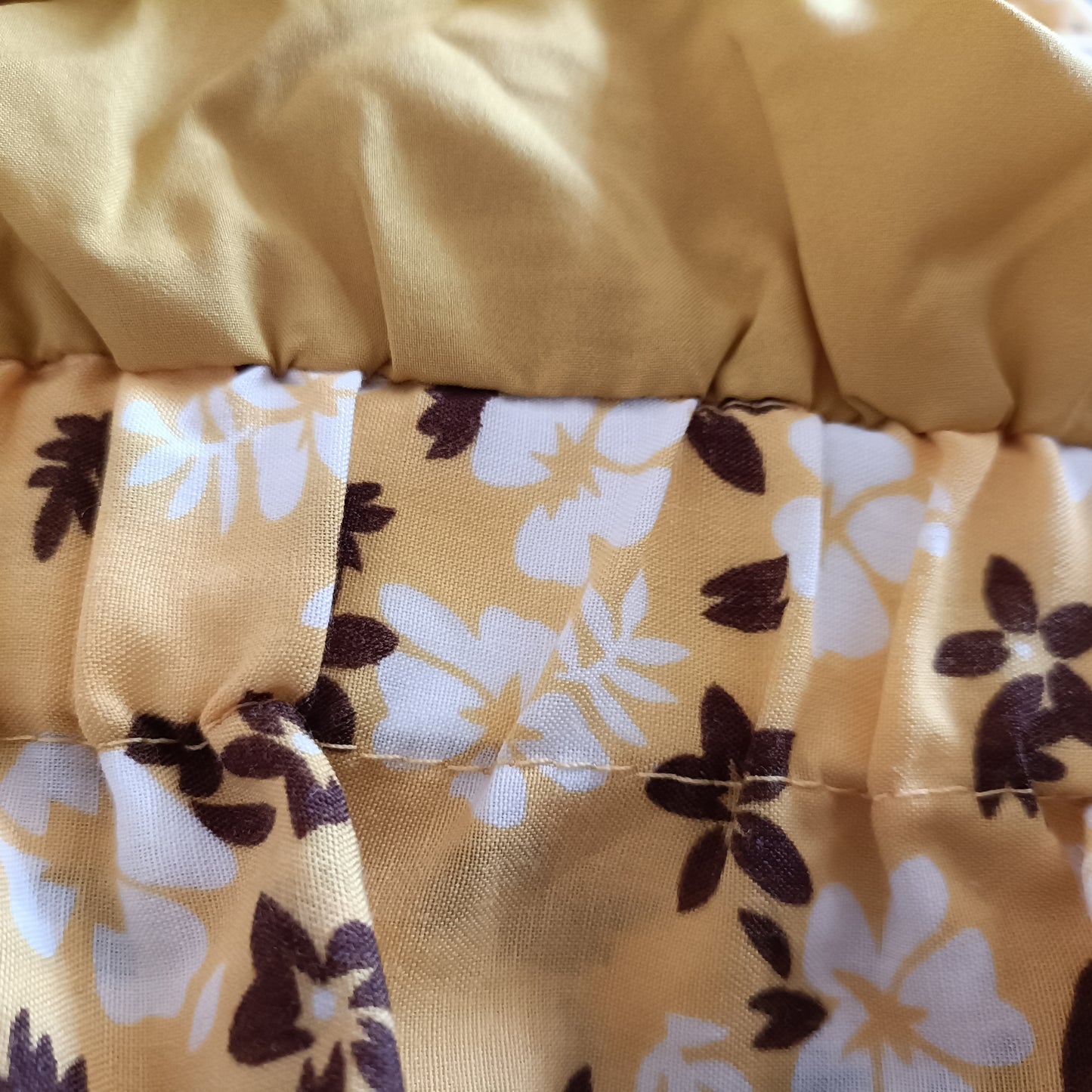 Mustard Yellow Floral Skirt