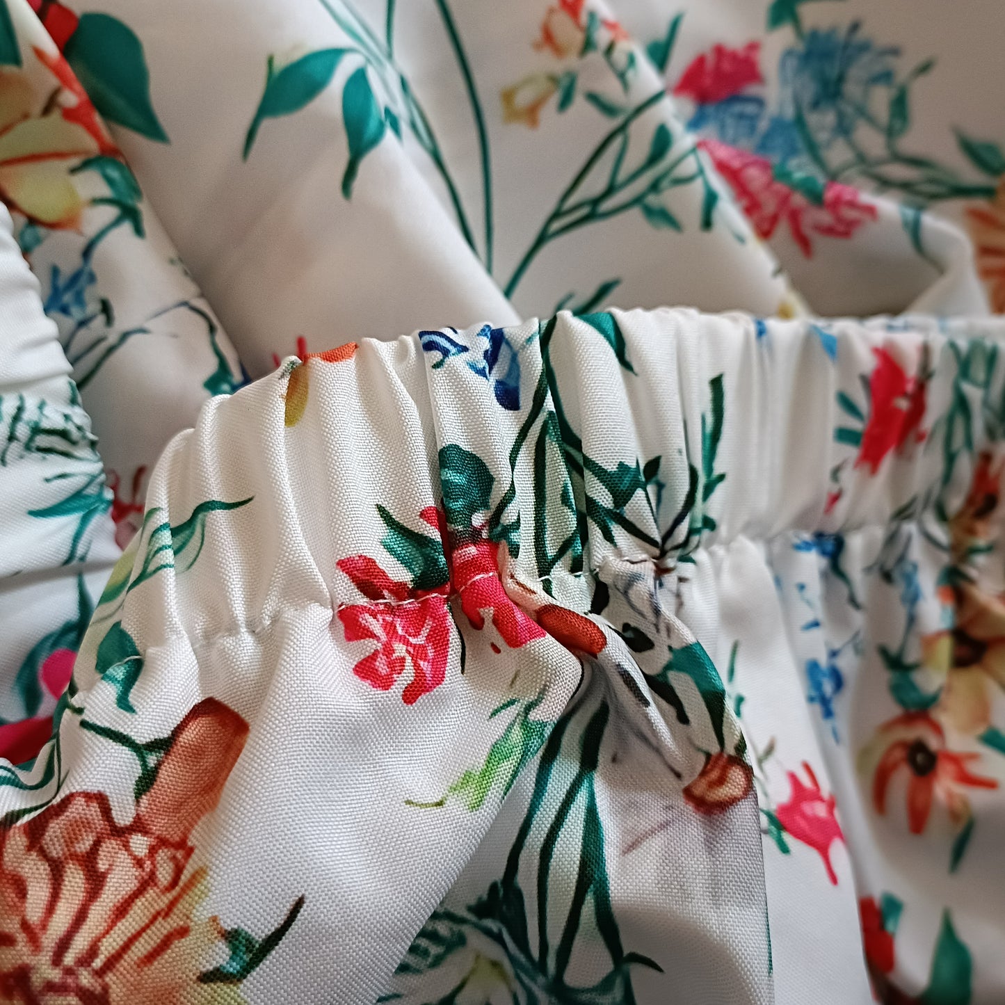 White Floral skirt