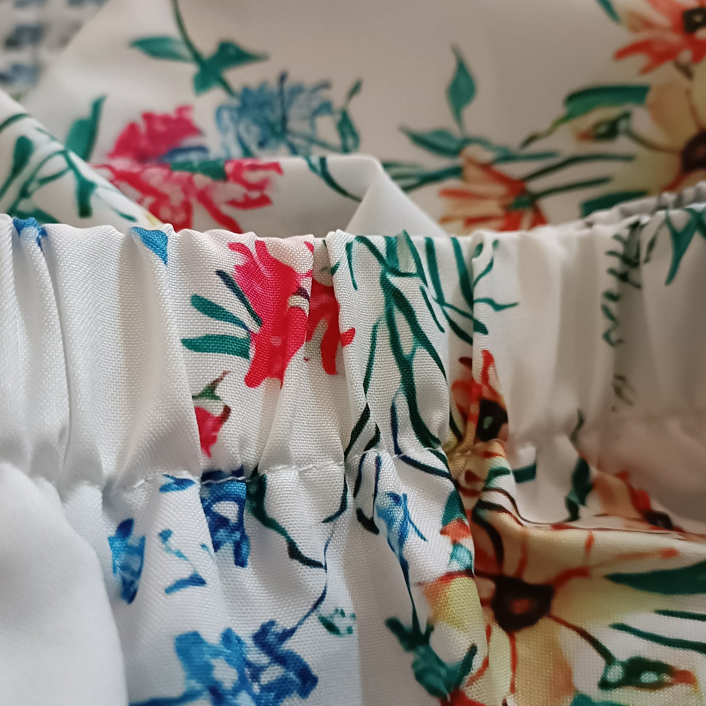 White Floral skirt