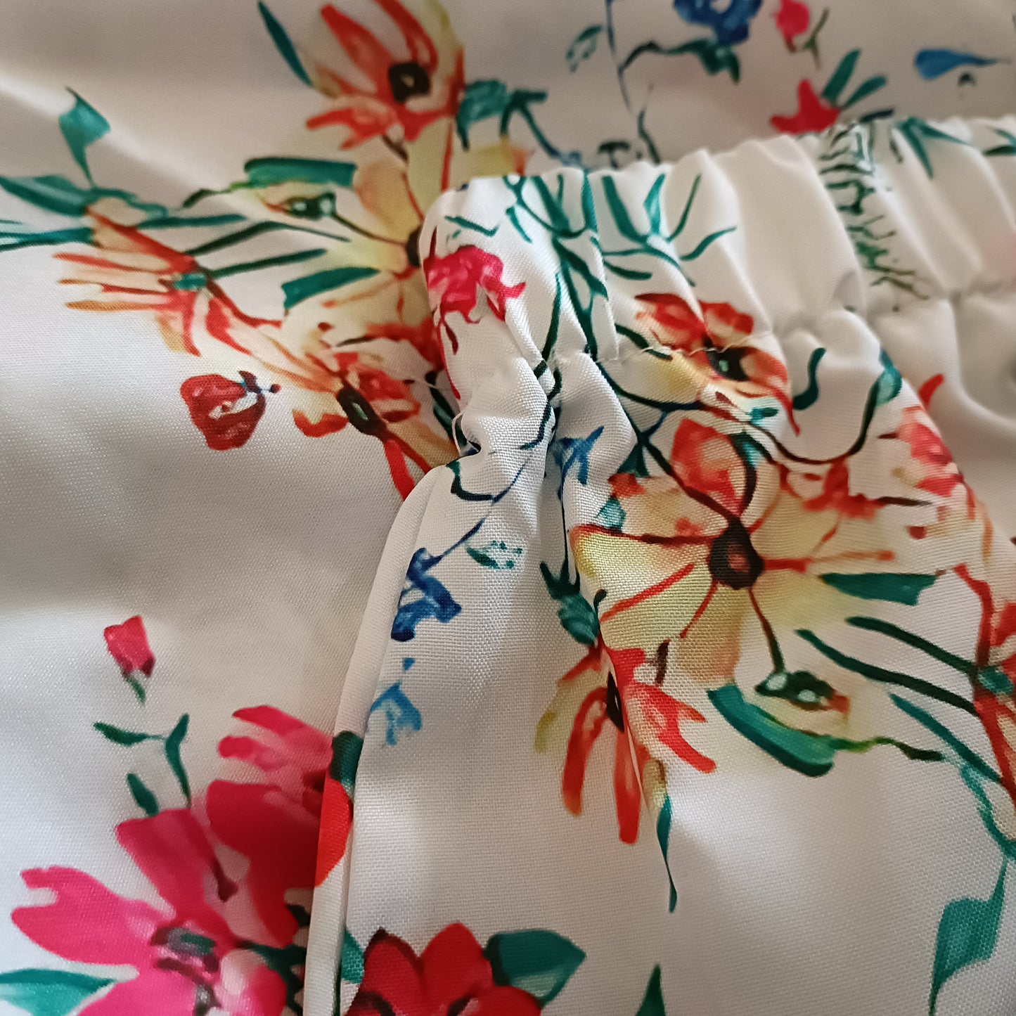 White Floral skirt